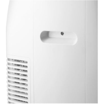 Sencor - Aire acondicionado portátil inteligente 5 en 1 con kit completo de accesorios 733W/230V 9000 BTU Wi-Fi blanco + mando a distancia