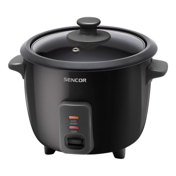 Sencor - Arrocera 300W/230V 0,6l negro