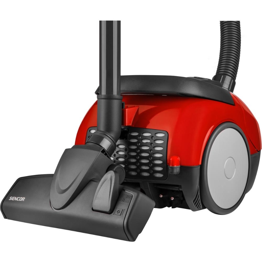Sencor - Aspirador con bolsa 1,5 l 850W/230V rojo/negro