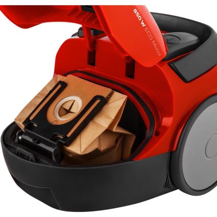 Sencor - Aspirador con bolsa 1,5 l 850W/230V rojo/negro