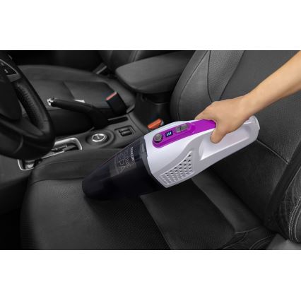 Sencor - Aspirador en barra con cepillo eléctrico giratorio 2en1 110W/14,8V 2200 mAh blanco
