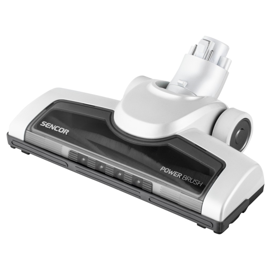 Sencor - Aspirador en barra con cepillo eléctrico giratorio 2en1 110W/14,8V 2200 mAh blanco