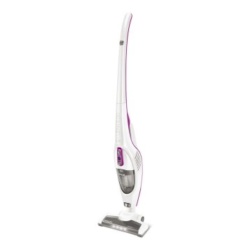 Sencor - Aspirador en barra con cepillo eléctrico giratorio 2en1 110W/14,8V 2200 mAh blanco