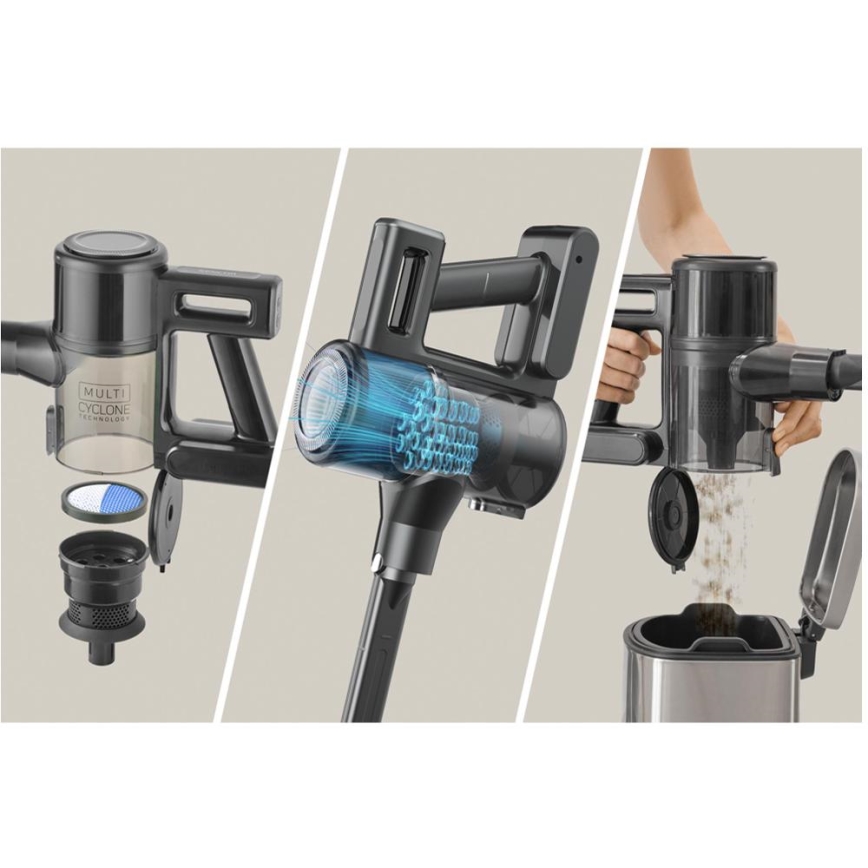 Sencor - Aspirador escoba inalámbrico 2 en 1 200 W/2600 mAh negro