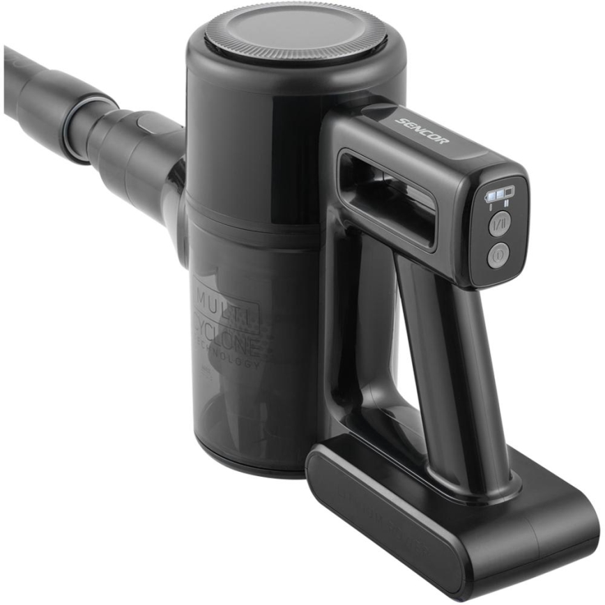 Sencor - Aspirador escoba inalámbrico 2 en 1 200 W/2600 mAh negro