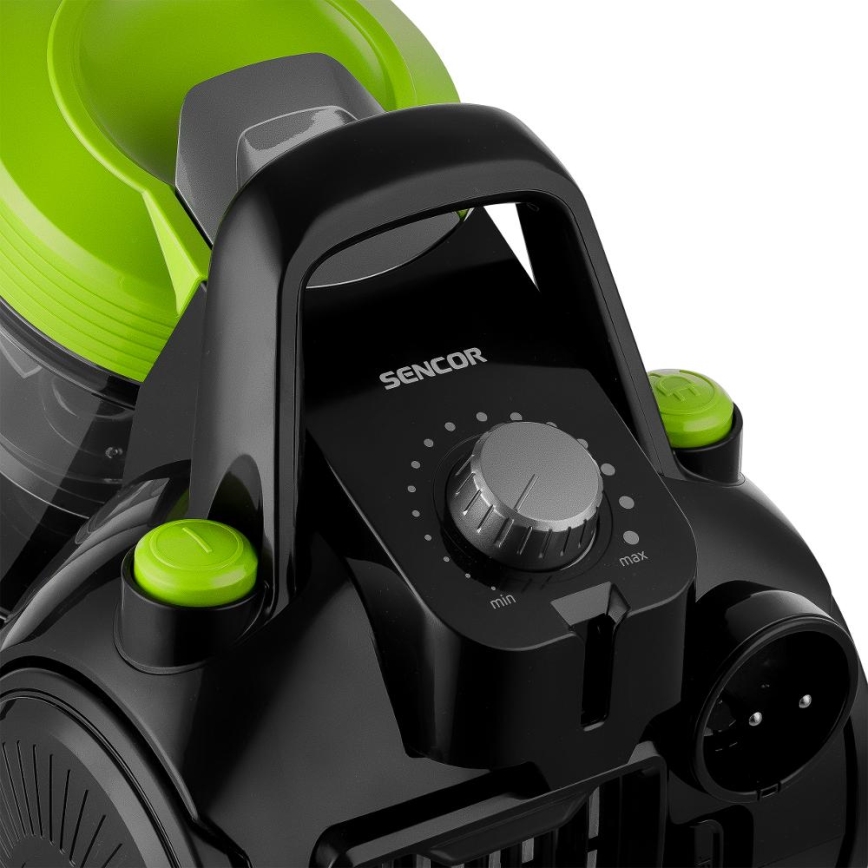 Sencor - Aspirador sin bolsa 2 l 700W/230V negro/verde