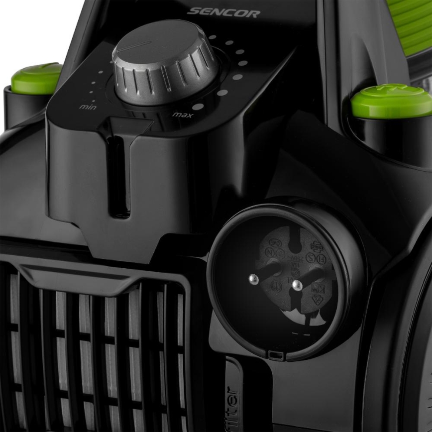Sencor - Aspirador sin bolsa 2 l 700W/230V negro/verde