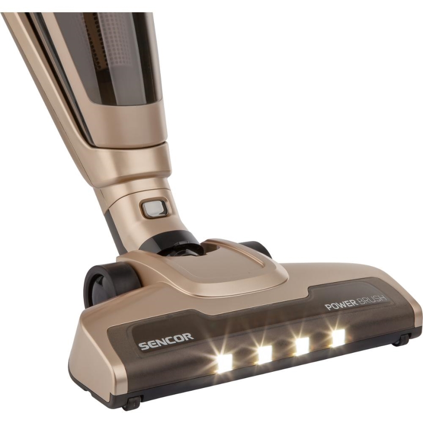 Sencor - Aspiradora escoba inalámbrica 2 en 1 100 W/2000 mAh beige