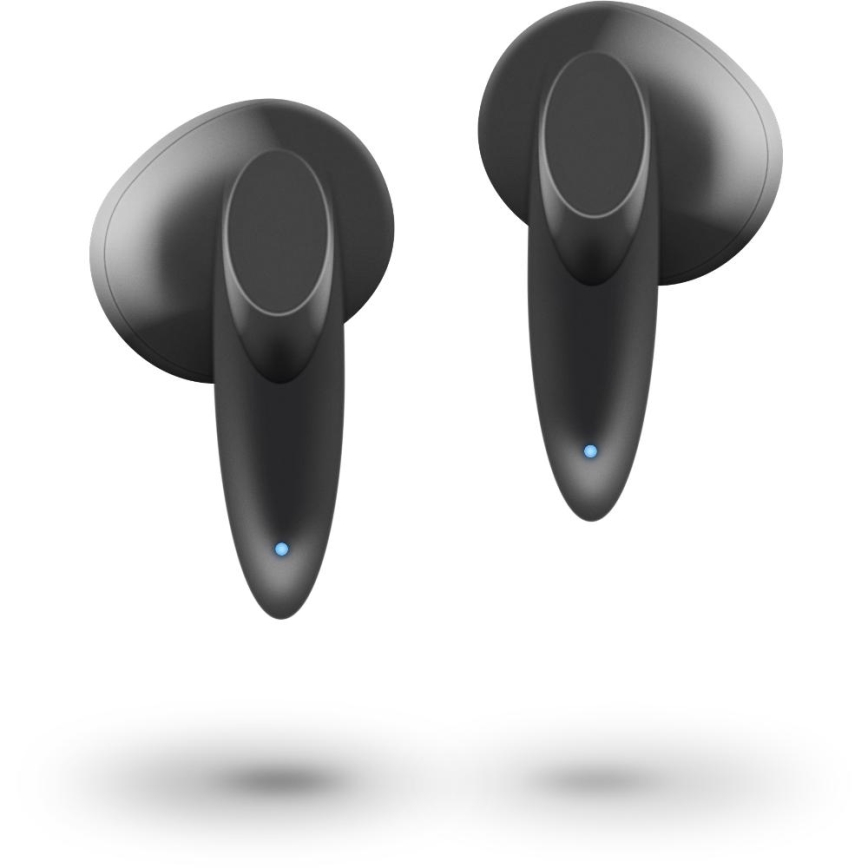 Sencor - Auriculares inalámbricos 230 mAh + 2x 25 mAh IPX4 negro