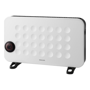 Sencor - Calefactor/convector eléctrico 750/1250/2000W con termostato