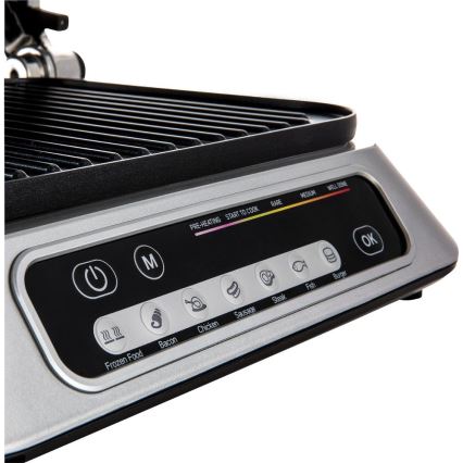 Sencor - Grill de contacto 2100W/230V cromo mate