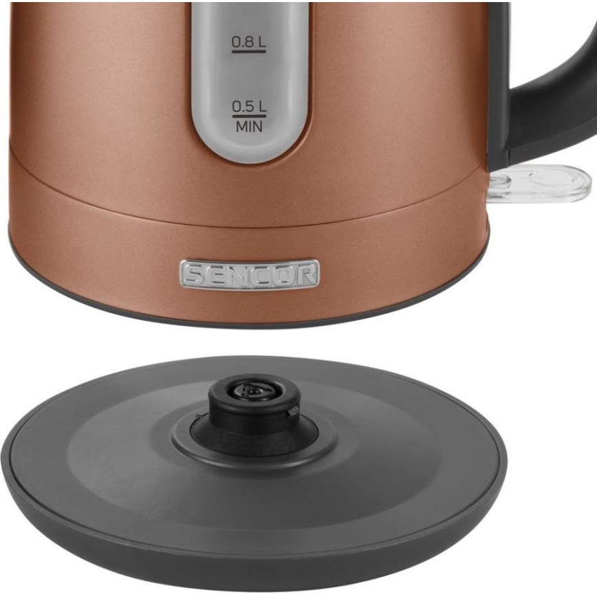 Sencor - Hervidor 1,2 l 2150W/230V cobre