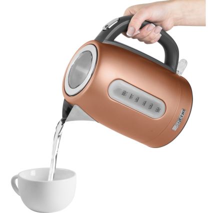 Sencor - Hervidor eléctrico 1,7 l 2150W/230V cobre