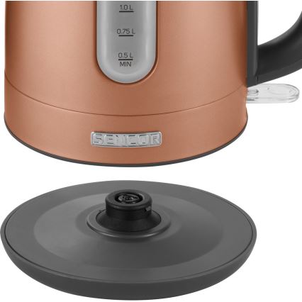 Sencor - Hervidor eléctrico 1,7 l 2150W/230V cobre