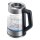 Sencor - Hervidor eléctrico con control de temperatura 1,7 l 2200 W/230 V cromo mate/negro