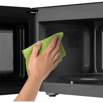 Sencor - Microondas 800 W / 230 V, 17 L, plateado