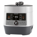 Sencor - Olla a presión eléctrica multifunción 5,5 l 1000W/230V blanco/negro