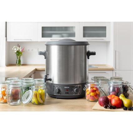 Sencor - Olla para conservas 27 l 1800 W/230 V acero inoxidable/gris