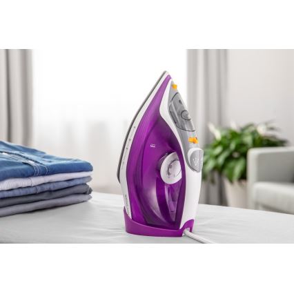 Sencor - Plancha de vapor 2400W/230V púrpura/blanco
