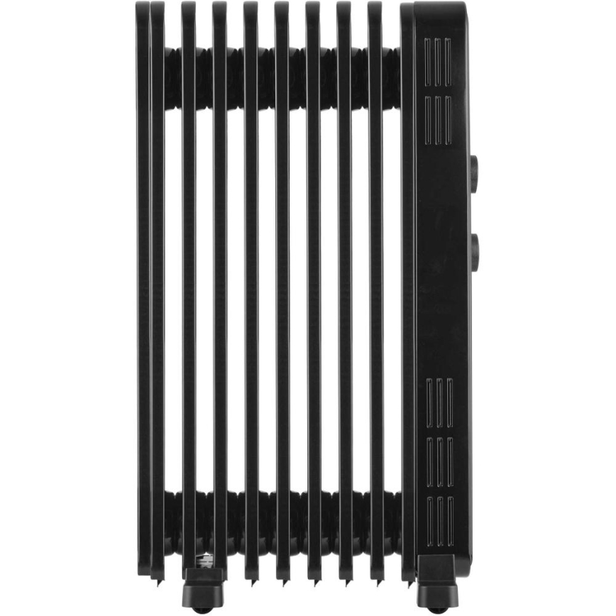 Sencor - Radiador de aceite con 9 secciones 800/1200/2000W/230V negro