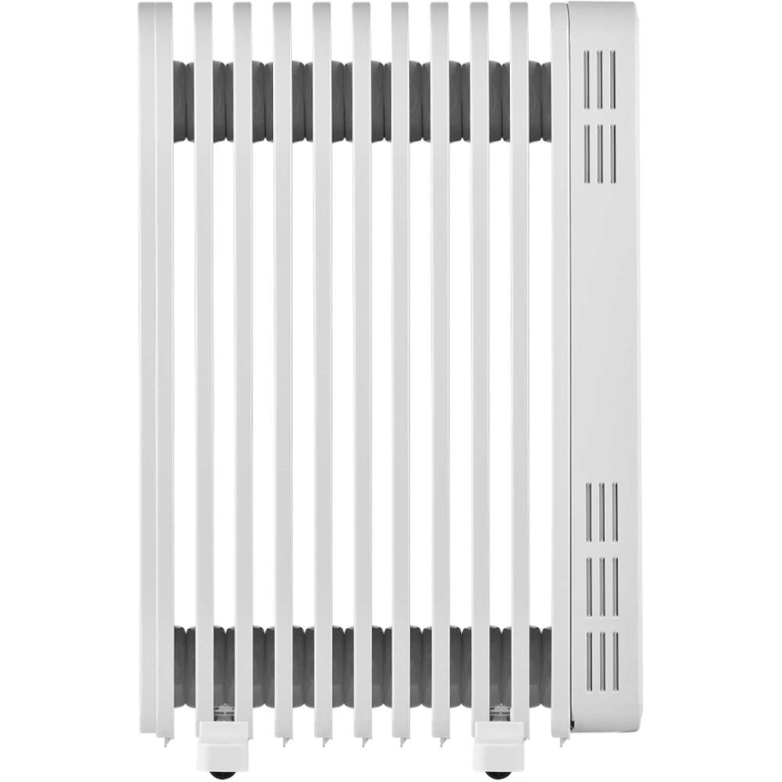 Sencor - Radiador de aceite de 11 secciones 1000/2300 W/230 V blanco + mando a distancia