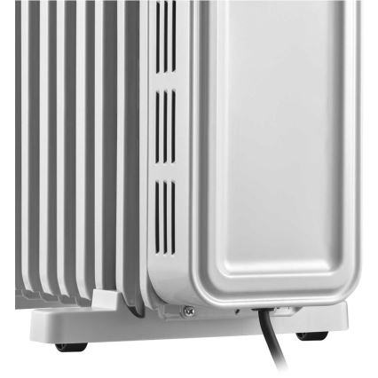 Sencor - Radiador de aceite de 11 secciones 1000/2300 W/230 V blanco + mando a distancia