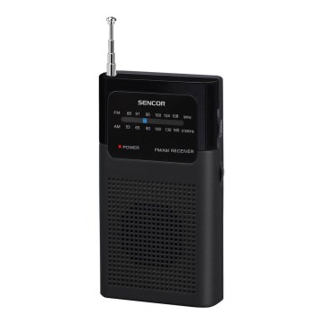 Sencor - Radio de bolsillo FM/AM 2xAAA