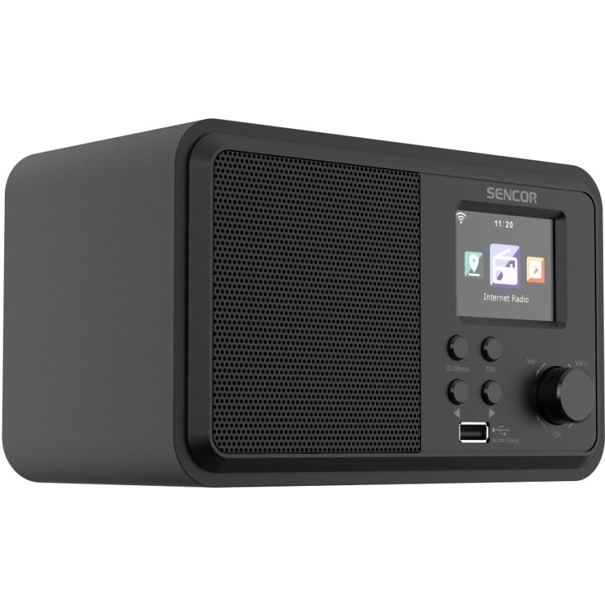 Sencor - Radio por Internet 4W/5V Wi-Fi + mando a distancia