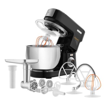 Sencor - Robot de cocina con bol de acero inoxidable 1000 W/230 V negro