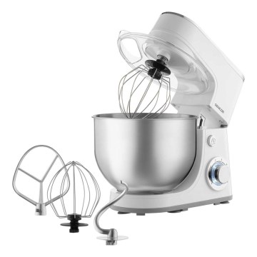 Sencor - Robot de cocina con bol de acero inoxidable 1300 W/230 V, blanco