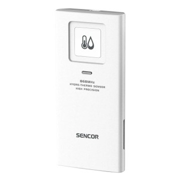 Sencor - Sensor exterior para estaciones meteorológicas (funciona con 2 pilas AA)