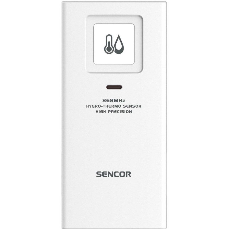 Sencor - Sensor exterior para estaciones meteorológicas (funciona con 2 pilas AA)