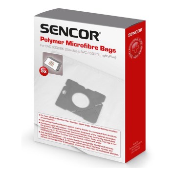 Sencor - SET 5x Bolsa para aspiradora