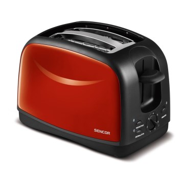 Sencor - Tostador con dos agujeros 850W/230V rojo