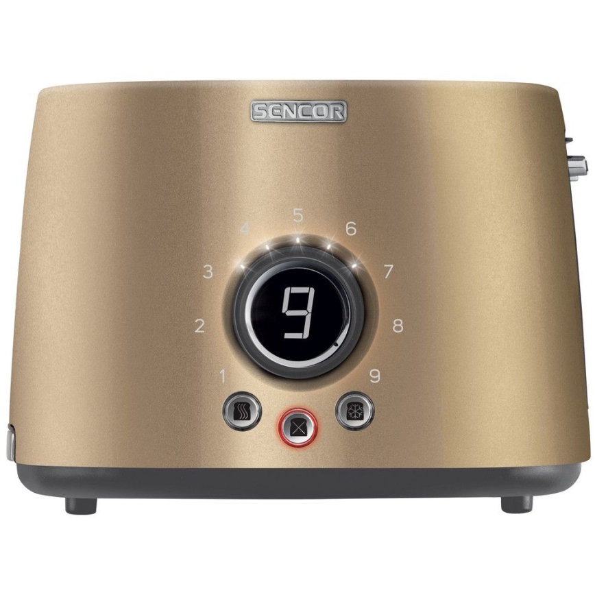 Sencor - Tostadora de dos ranuras con función grill 1000W/230V beige