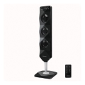 Sencor - Ventilador de pie UltraThin 90W/230V negro + mando a distancia