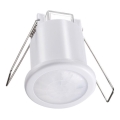 Sensor de movimiento empotrado PIR 360° 400W/230V blanco