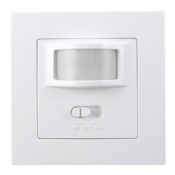 Sensor de movimiento PIR de interior para caja de interruptores blanco
