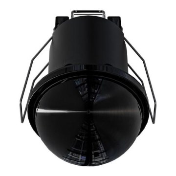 Sensor empotrable de movimiento y crepúsculo 360° 1200W/230V IP54 negro