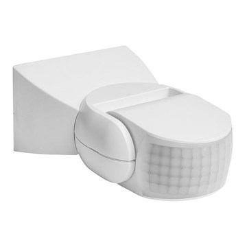 Sensor exterior de movimiento y crepuscular 180° IP65