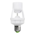 Sensor PIR para bombilla E27 blanco