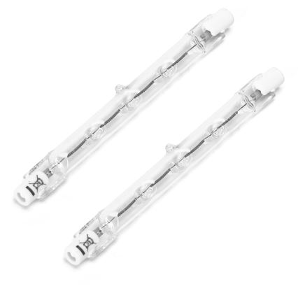SET 2x Bombilla industrial J118 R7s/80W/230V 2900K - Aigostar