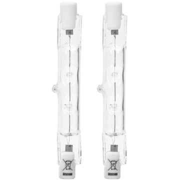 SET 2x Bombilla industrial J78 R7s/120W/230V 2900K - Aigostar