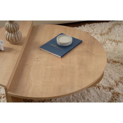 SET 2x Mesa de centro ORION roble