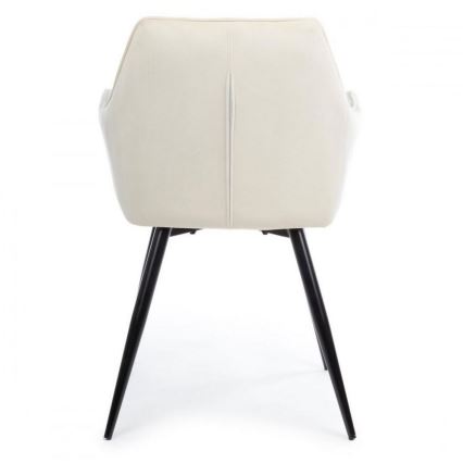 SET DE 2 sillas de comedor SAMETTI crema