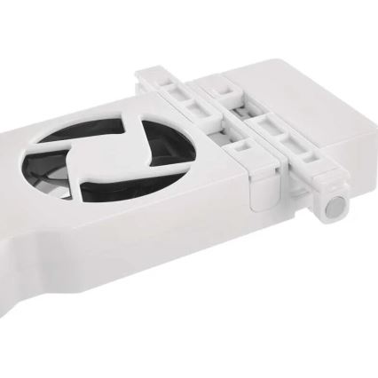 SET 2x Ventilador de radiador 5/230V blanco