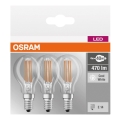 SET 3x Bombilla LED BASE P40 E14/4W/230V 4000K – Osram
