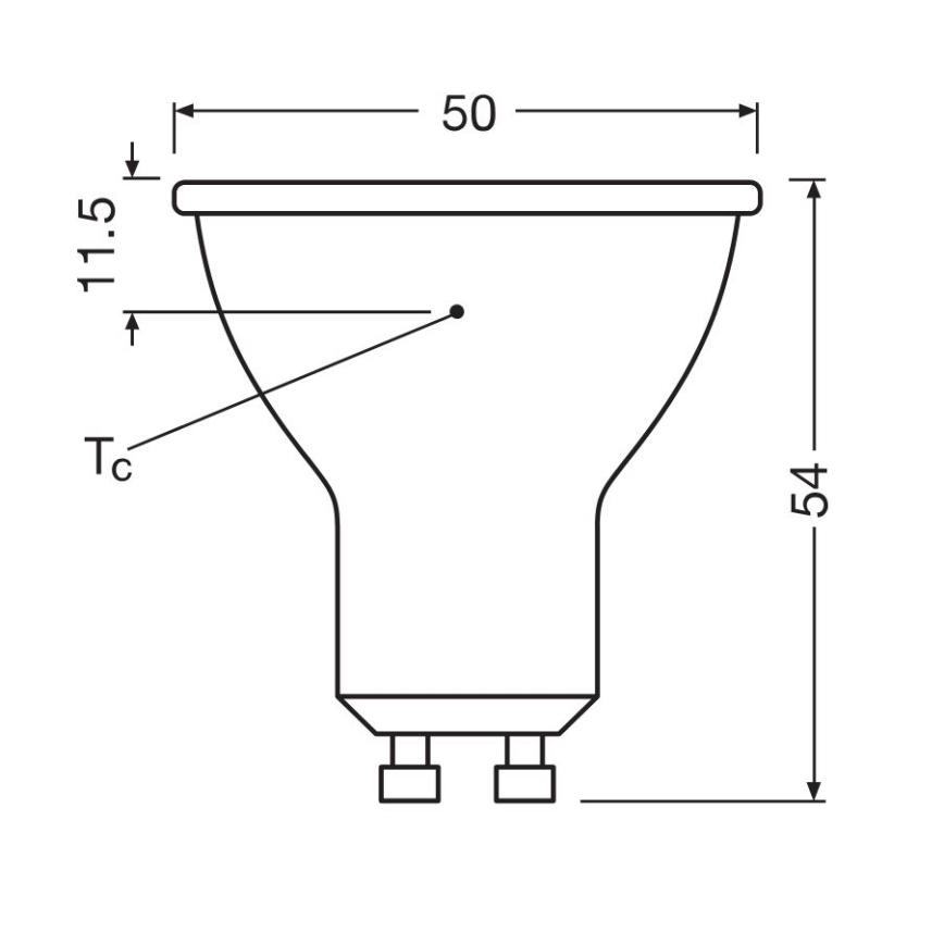 SET 3x Bombilla LED PAR16 GU10/6,9W/230V 6500K - Osram