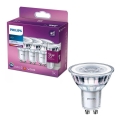 SET 3x Bombilla LED Philips PAR16 GU10/3,5W/230V 4000K