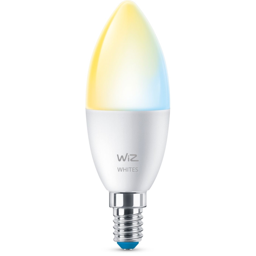 SET 3x Bombilla LED regulable C37 E14/4,9W/230V 2700-6500K CRI 90 Wi-Fi - WiZ